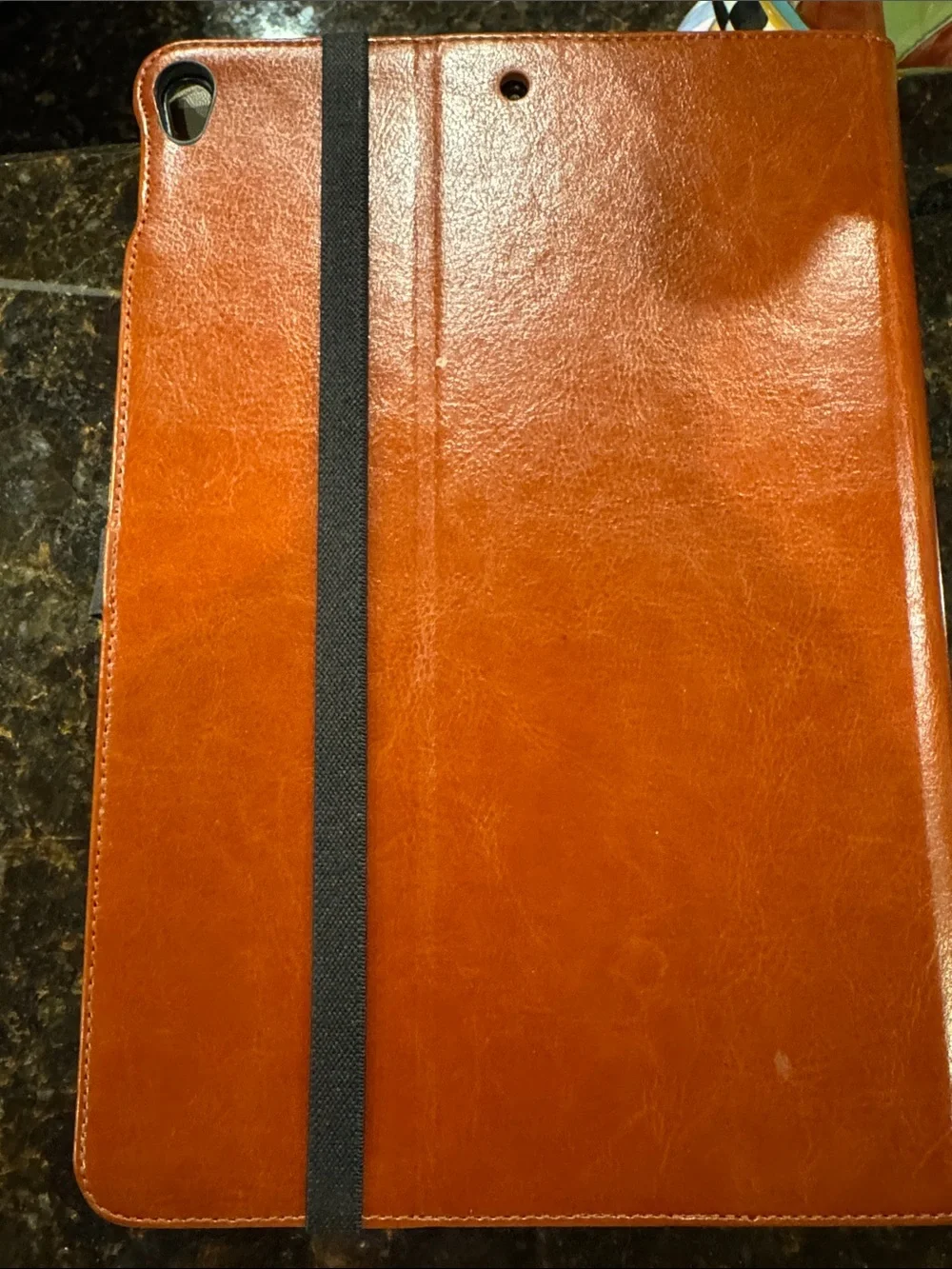 Ztotop Brown Leather Folio Tablet Case with Strap - iPad Air 3rd generation